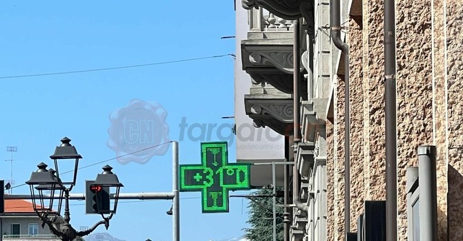 La temepratura registrata alle 10 di mattina lo scorso 27 maggio a Cuneo La temepratura registrata alle 10 di mattina lo scorso 27 maggio a Cuneo
