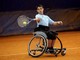 Lorenzo Politanò in azione al Tennis Villa Carpena (Foto Fitp)