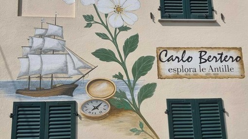 A Santa Vittoria d’Alba il botanico Bertero diventa "street art" A Santa Vittoria d’Alba il botanico Bertero diventa "street art"