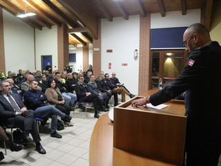 Alcuni momenti della presentazione tenuta ieri
