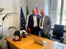 Il consigliere regionale Daniele Sobrero, a destra, col presidente dell'Atc Piemonte Sud Leonardo Prunotto Il consigliere regionale Daniele Sobrero, a destra, col presidente dell'Atc Piemonte Sud Leonardo Prunotto