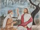 “Gesù e Nicodemo”, disegno dell’artista braidese Pinuccia Sardo