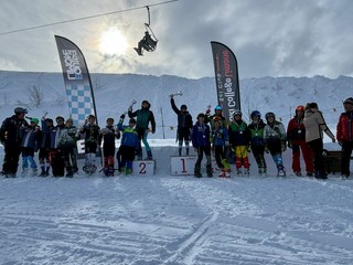 Il podio Cuccioli 1 maschile selezione regionale