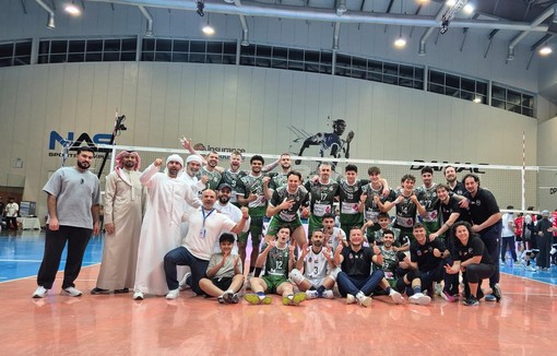 La squadra di Cuneo dopo la vittoria in semifinale