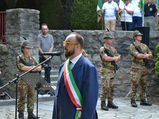 L'intervento del vicesindaco di Villar Perosa, Stefano Raviol
