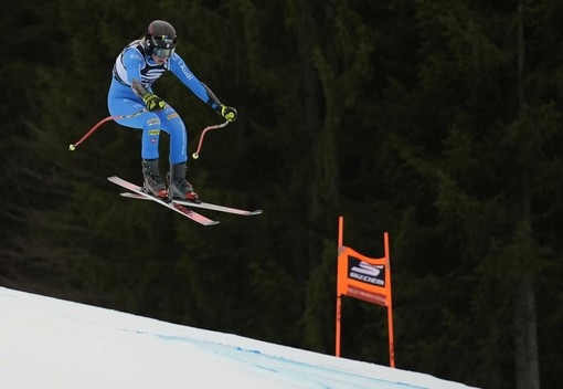 Sara Allemand al Super G di Tarvisio nella foto dell'agenzia Pentaphoto