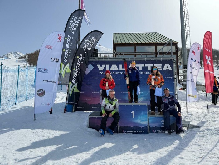 Il podio di Sestriere
