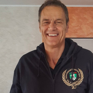 Capitan Ettore Sanino, fondatore e dirigente della Angiolina Costantino UNVS APS "modello" per la nuova divisa Capitan Ettore Sanino, fondatore e dirigente della Angiolina Costantino UNVS APS "modello" per la nuova divisa