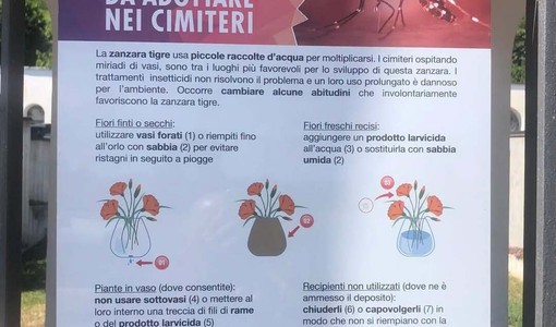I cartelli informativi collocati nei tre cimiteri cittadini I cartelli informativi collocati nei tre cimiteri cittadini