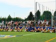 Saluzzo; cerimonia di commemorazione dell'Olimpic Calcio per Rasmane Ouedraogo