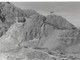 Il rifugio Genova durante il cantiere della diga del Chiotas