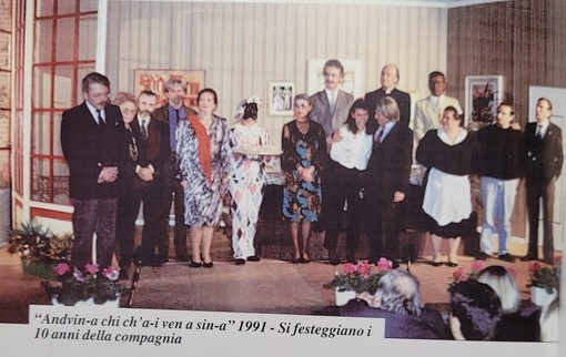 Amarcord del 1991, i Desbela mettono in scena Indovina chi viene a cena, in piemontese