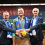 Il presidente di Cuneo Volley Gabriele Costamagna tra il n.1 di Acqua Sant'Anna Fabrizio Bertone (a sx.) e l'AD dell'azienda Luca Cheri (Foto Danilo Ninotto) Il presidente di Cuneo Volley Gabriele Costamagna tra il n.1 di Acqua Sant'Anna Fabrizio Bertone (a sx.) e l'AD dell'azienda Luca Cheri (Foto Danilo Ninotto)