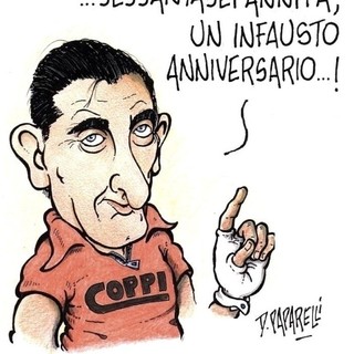 LA  VIGNETTA - Danilo Paparelli ricorda l'addio a un personaggio che ancora emoziona e coinvolge gli italiani: "L'Airone vola ancora ed è sempre nella leggenda"