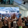 La votazione di approvazione del bilancio