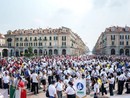 Bande in festa a Cuneo: centinaia di musicisti e majorettes per i 70 anni di ANBIMA Bande in festa a Cuneo: centinaia di musicisti e majorettes per i 70 anni di ANBIMA