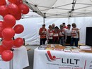 Alcuni volontari della Lilt durante un'iniziativa Alcuni volontari della Lilt durante un'iniziativa