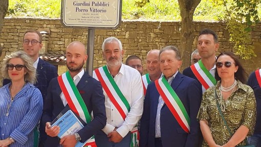 A Feisoglio l'area giochi dei giardini pubblici è stata intitolata all'ex sindaco Vittorio Porro
