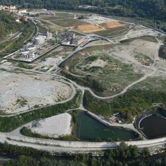 Il sito dell'ex Acna di Cengio Il sito dell'ex Acna di Cengio