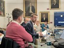 Nelle foto alcuni momenti della seduta della I Commissione albese tenuta mercoledì Nelle foto alcuni momenti della seduta della I Commissione albese tenuta mercoledì