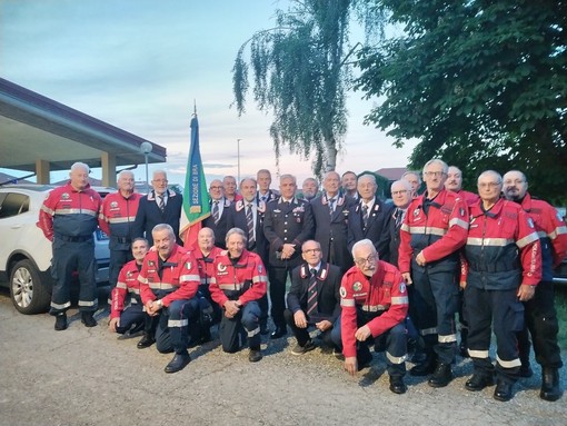 Associazione nazionale carabinieri sezione di Bra con il tenente colonnello Gioffreda