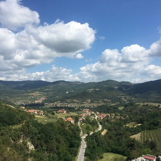 Lo splendido panorama dell'Alta Langa
