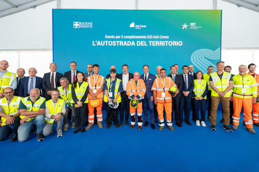L'inaugurazione dell'Asti-Cuneo