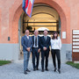 Alberto Cirio, Nicola Perullo, Stefano Corgnati e Anna Maria Bernini Alberto Cirio, Nicola Perullo, Stefano Corgnati e Anna Maria Bernini