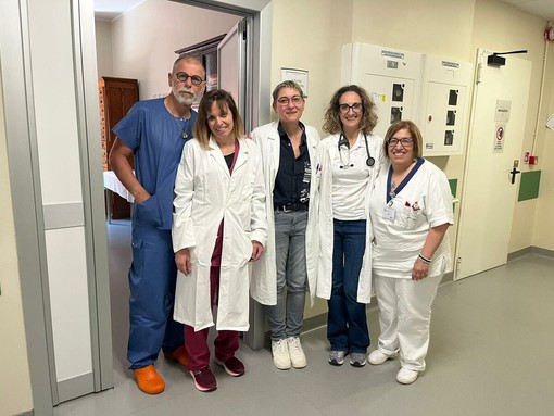 Nella foto: da sinistra Petruzzelli, Lavezzo, Lamanna, Geuna e Contartese Nella foto: da sinistra Petruzzelli, Lavezzo, Lamanna, Geuna e Contartese