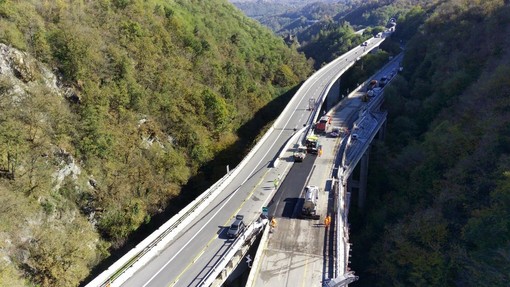 Lavori sull'autostrada Torino-Savona
