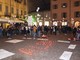 La protesta dei commercianti albesi, lo scorso 2 novembre