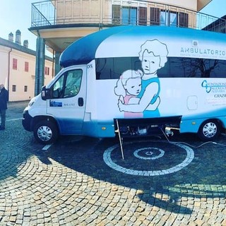 L'ambulatorio mobile donato all'Asl dalla Fondazione Ospedale