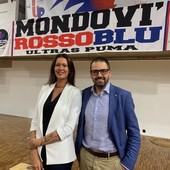 Alessandra Fissolo passa il testimone a Mario Bovetti, nuovo presidente di Mondovì Volley Alessandra Fissolo passa il testimone a Mario Bovetti, nuovo presidente di Mondovì Volley