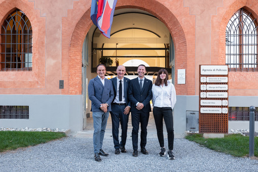 Alberto Cirio, Nicola Perullo, Stefano Corgnati e Anna Maria Bernini Alberto Cirio, Nicola Perullo, Stefano Corgnati e Anna Maria Bernini