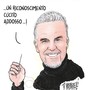 Alviero Martini protagonista della vignetta di Danilo Paparelli