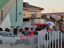 I Vigili del Fuoco in azione in via Vivaro