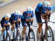 Alberto Veglia con il quartetto azzurro agli Europei 2026