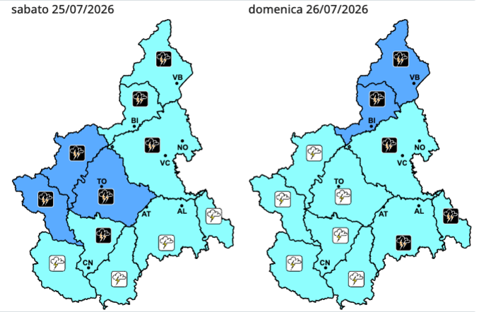 È allerta meteo: domani previsti temporali localmente associati a grandinate di medie dimensioni e raffiche di vento È allerta meteo: domani previsti temporali localmente associati a grandinate di medie dimensioni e raffiche di vento