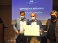 L'assessore regionale Icardi e il vicepresidente Mauro Mollo premiano il direttore Asl Massimo Veglio