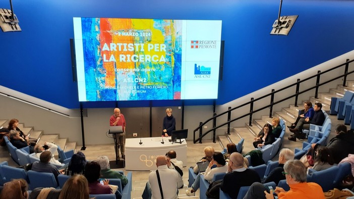 Artisti finanziano la ricerca: l'Asl Cn2 dà il via all'asta per la vendita delle opere