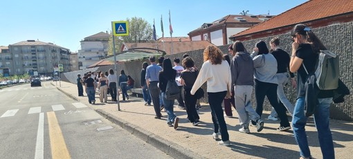 Una passeggiata esplorativa degli studenti