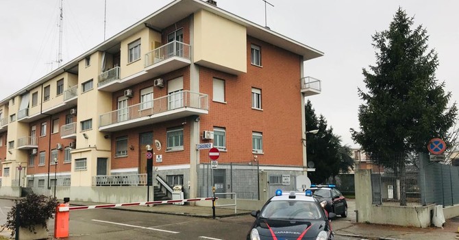La caserma dei Carabinieri di Alba