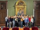 Alcuni studenti del liceo classico "Govone" con il dirigente scolastico Roberto Buongarzone Alcuni studenti del liceo classico "Govone" con il dirigente scolastico Roberto Buongarzone