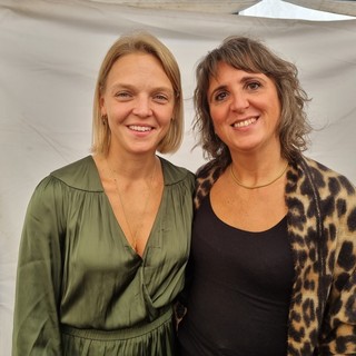 Arianna Fontana con Silvia Gullino Arianna Fontana con Silvia Gullino