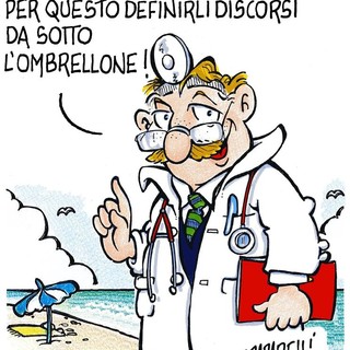 Una vignetta di Danilo Paparelli per ricordare a tutti l'importanza di donare gli organi