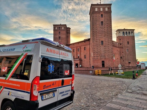 L'incidente in via Villafalletto a Fossano (immagine d'archivio) L'incidente in via Villafalletto a Fossano (immagine d'archivio)