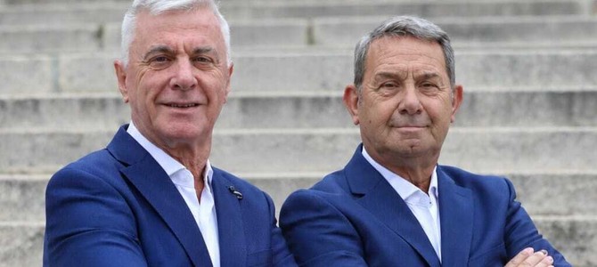 Bruno Bergese e Guido Becchis, nuovi vicepresidenti del CDA del Cuneo Volley. Foto di Margherita Leone Bruno Bergese e Guido Becchis, nuovi vicepresidenti del CDA del Cuneo Volley. Foto di Margherita Leone