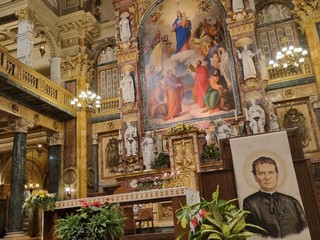 In foto la festa di don Bosco con don Fabio Attard, a Valdocco