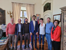 Abderrahmane Amajou accolto dalla Giunta comunale Abderrahmane Amajou accolto dalla Giunta comunale