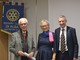 Bruno Geraci, Piera Arata e Paolo Fortuna, Presidente del Rotary Club di Alba (foto: Lucia Erné)